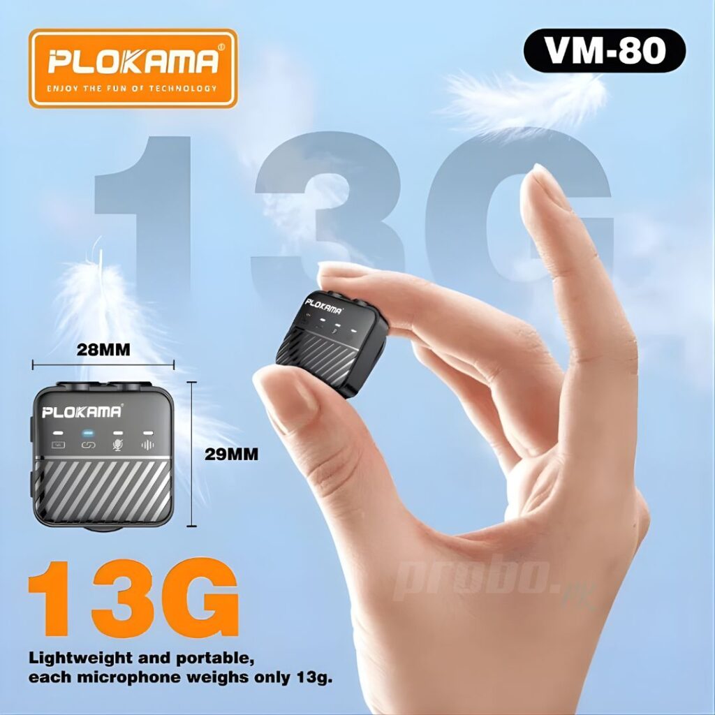 Plokama WM-80 Wireless Lavalier Microphone