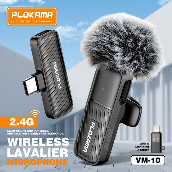 Plokama VM-10 2.4GHz Wireless Lavalier Mic