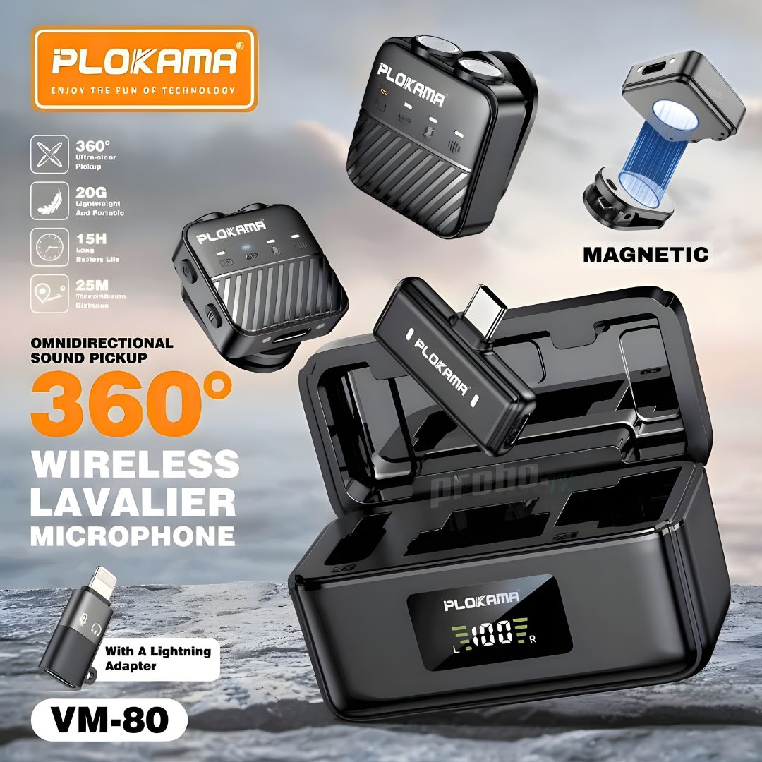Plokama_WM-80_Wireless_Lavalier_Microphone