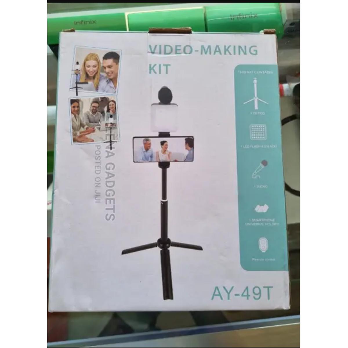 AY-49 Vlogging Tripod Video Making Kit
